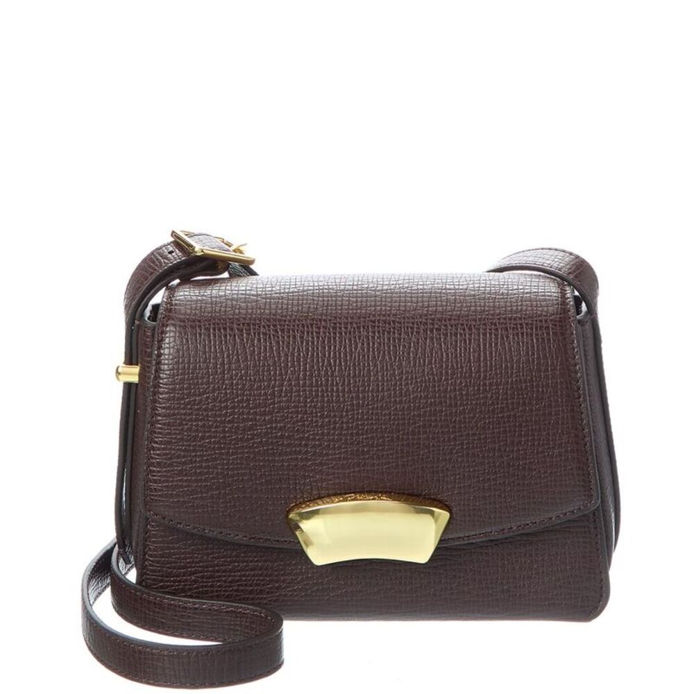 3.1 Phillip Lim Brown Leather Shoulder Bag with Gold Hardware